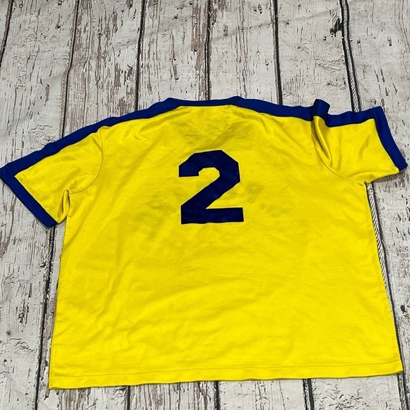 UVintage 1980s F.C. Penarol Uruguayan Futbol Soccer Sport Uniform Jersey - Picture 2 of 5